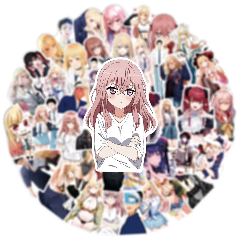 Scan My Dress Up Darling Fr Dress Darling Marin Kitagawa Age | Dress Darling Stickers | Dress Darling.  - 10/50pcs - Aliexpress