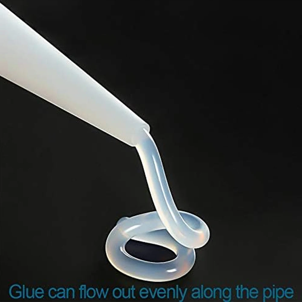 5-200pcs Glass Nozzles Plastic Glass Glue Caulking Gun Nozzles Sealant Silicone Caulking Tips Mouth Caps Home Construction Tools 4