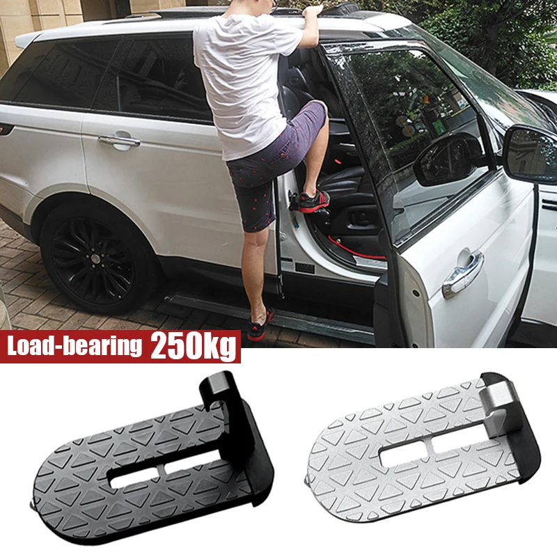 Foldable Car Roof Rack Step Auto Door Step Universal Latch Hook