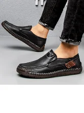  Men's Casual Shoes Comfortable And Breathable Business Shoe Driving Shoes Large Size EUR38-48 
