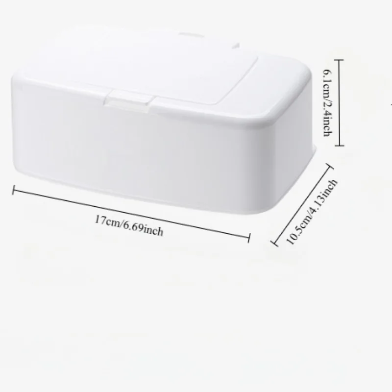 1pcs Wet Tissue Box Wipes Dispenser Portable Wipes Napkin Storage Box Holder Container 6
