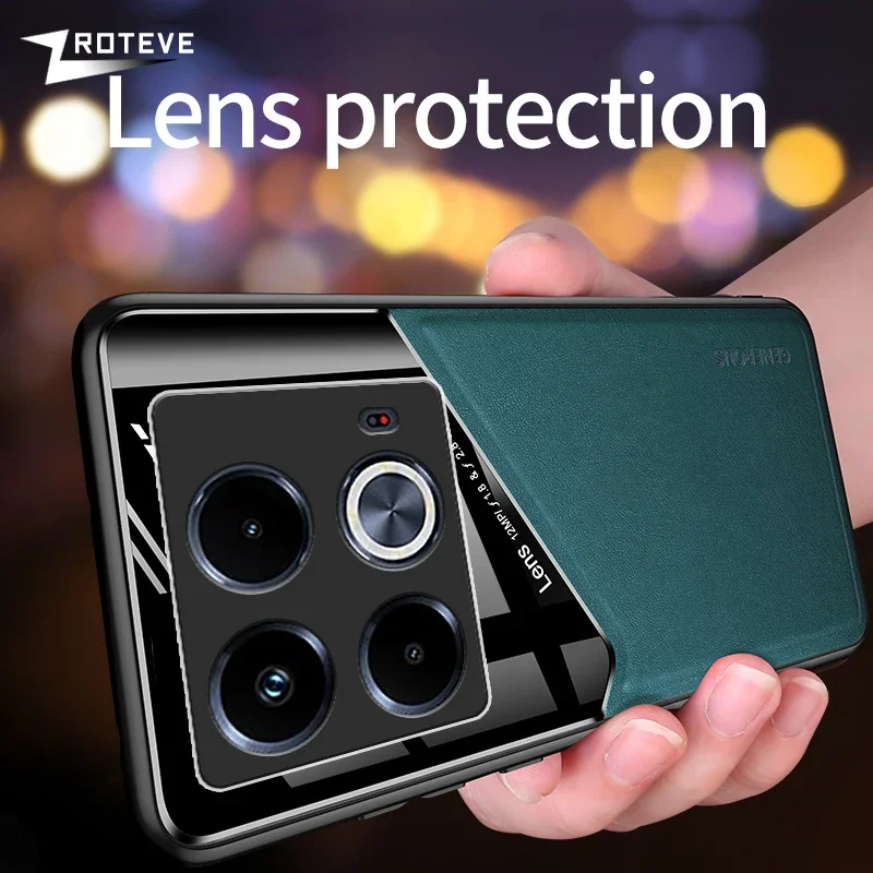 Premium PU Leather Magnetic Shockproof Phone Case - Zroteve Collection