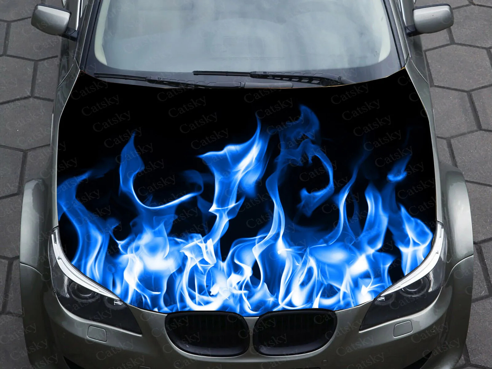 

flame Car Decal Graphics Vinyl decal Cover Pattern Packaging Decal custom DIY design Nightmare Skull Decal Stickers