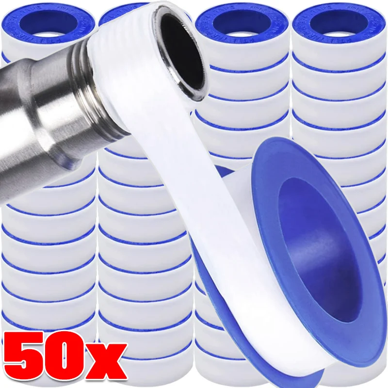 Microset 101ff 50/1 Roll PTFE Thread Sealing Tape Gas Plumbing Water Pipe Tape 10M ...