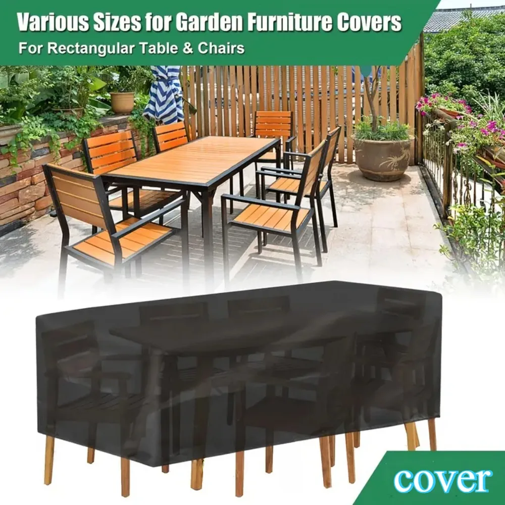 Premium Rectangular Outdoor Furniture Cover for Patios, Balconies, and Gardens
