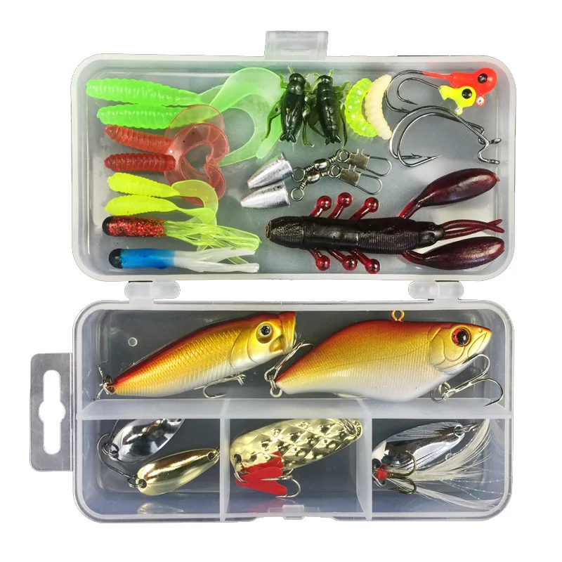 ILURE New Full Swim Layer Lure Bait Kit 28/88/105/106Pcs/Lot Fishing Lure  Crankbaits Wobblers for Pike Fishing Tackle Accessory