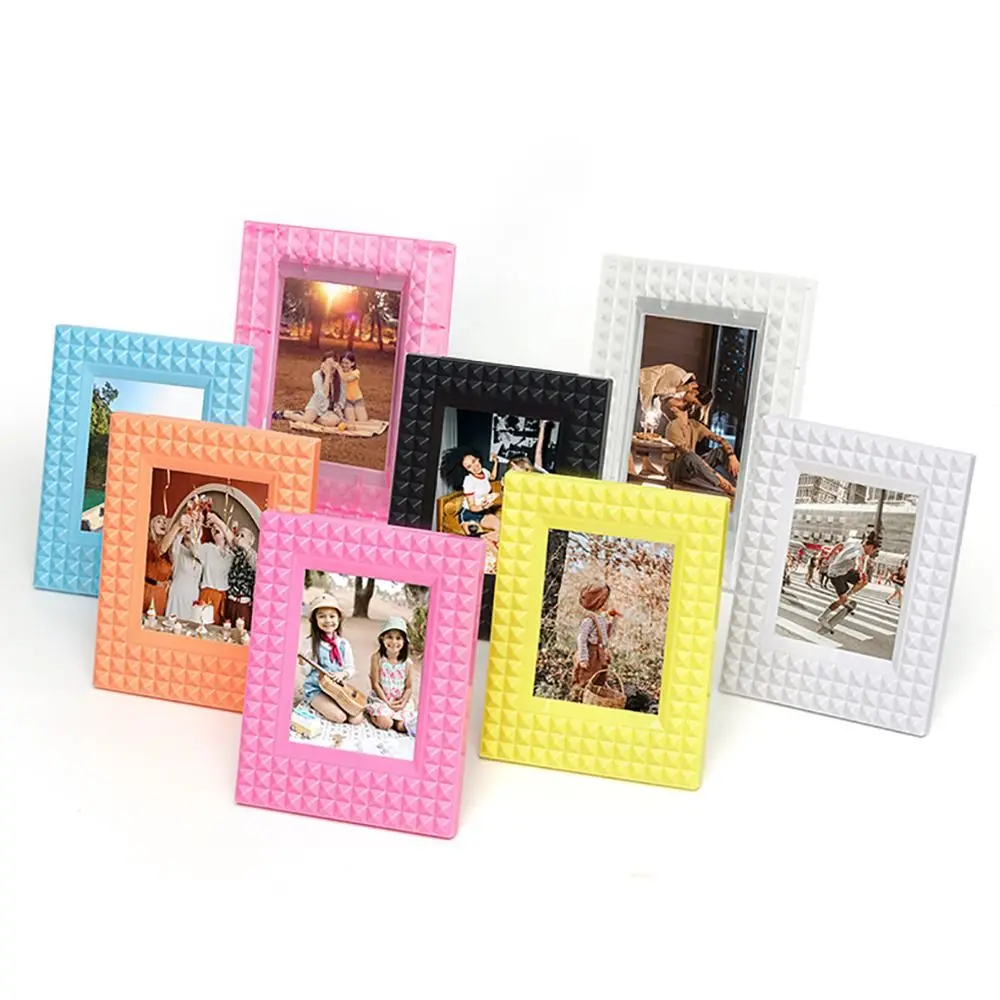 Desktop Decor Instant Camera Photo Frame Verticale Stamp Card Display Stand Scrapbook Creativo Per Polaroid/Fujifilm Instax