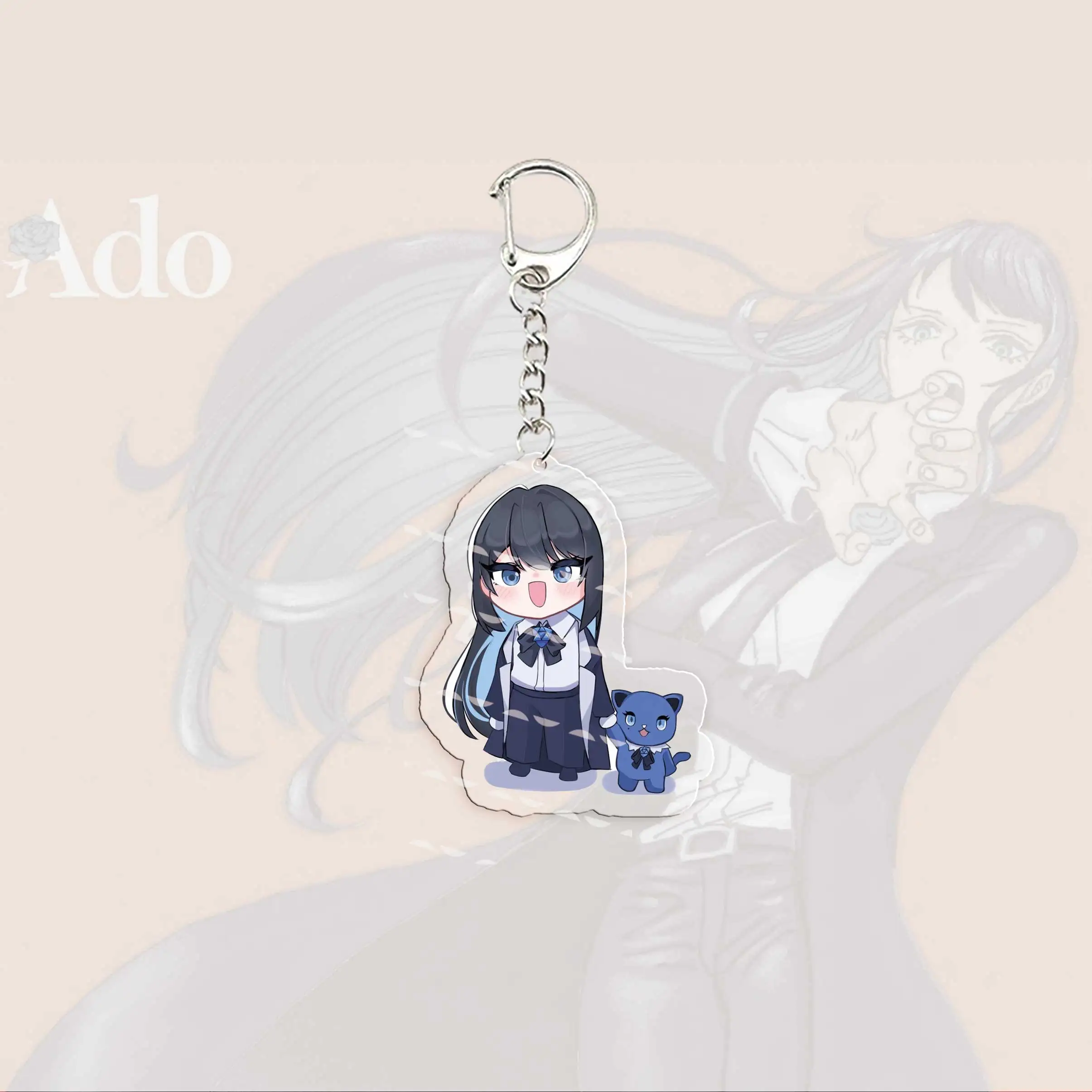 Japanese singer Ado Keychain for Accessories Bag Acrylic Ado