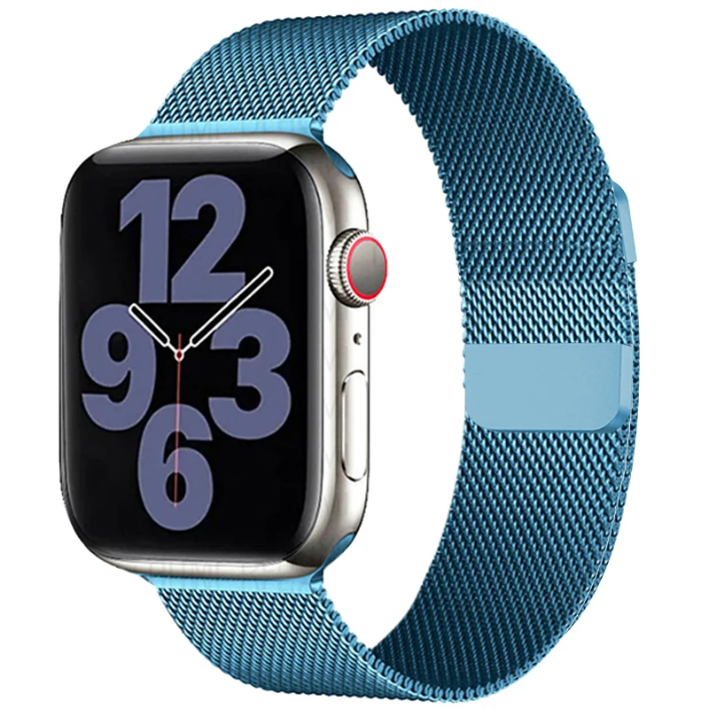 Elegant Milanese Loop Metal Strap for Apple Watch - Premium Stainless Steel Band
