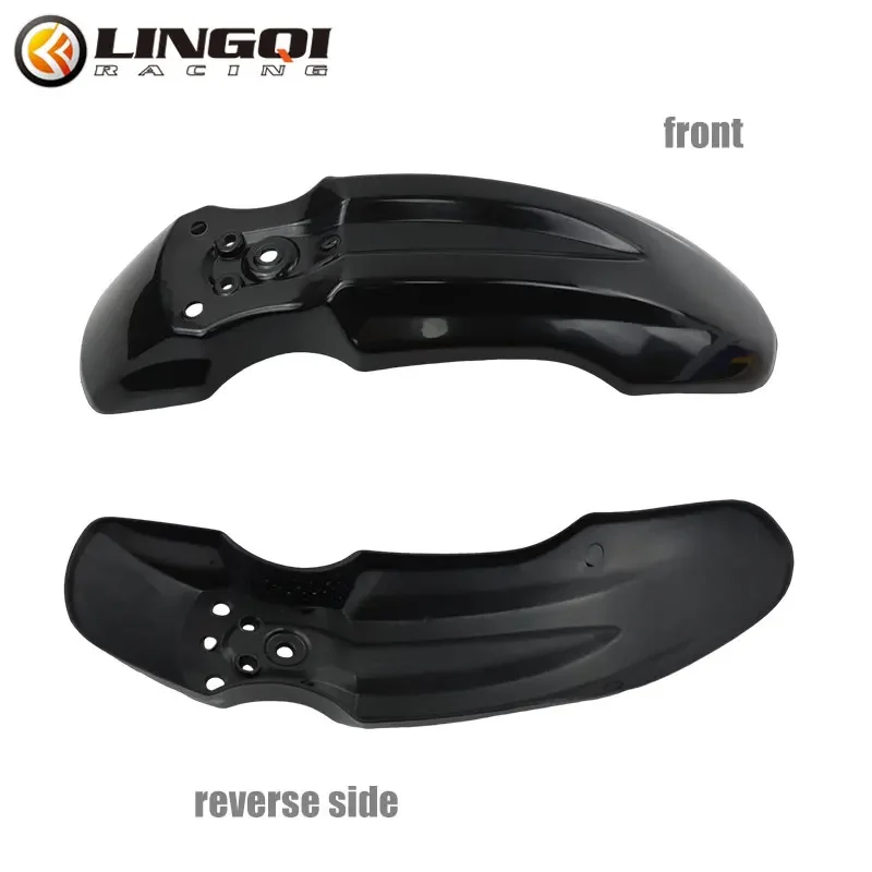 LINGQI RACING Motorcycle CRF50 Front Wheel Fender Plastic Mudguard Splash Protective Cover For CRF 50  Pit Bike Accessories