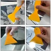 Car Film Wrap Tool Kit Vinyl Spatula Vinyl Scraper Cutter for Vehicle Window Tint Car Accessories Wrapping Tools Squeegee Set 6