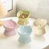 Ceramic Cat Slow Food Bowl Cute Slanted Mouth Dog Feeding Basin Creative Large Capacity Pet High Foot Bowl Kitten Puppy 5