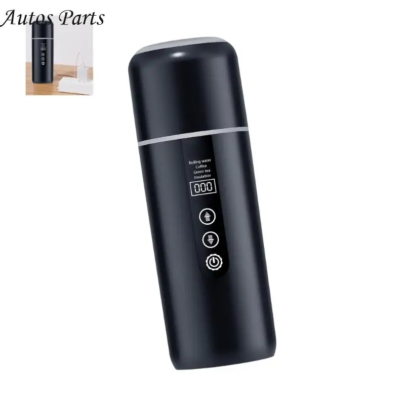 57BA 도로 여행 캠핑에서 뜨거운 음료를 위한 현대적인 계획 USB 자동차 가열 컵