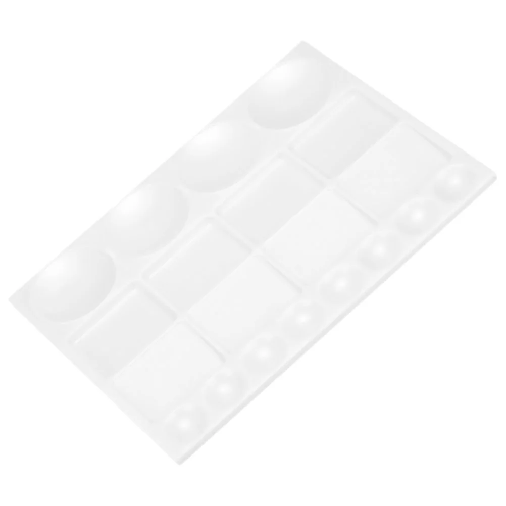 Plastic Palette Watercolor Paint Mixing Painting Pallet Clear Travel Pallets Tray