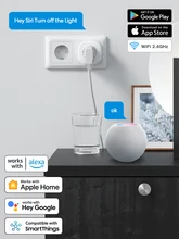  Meross 16A HomeKit Smart Plug With Energy Monitor EU WiFi Socket Remote Voice Control Support Alexa Google Assistant SmartThings 