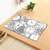 Time travel Room Mats Cheaper Anti-slip Modern Living Room Balcony Printed Welcome Rug 4