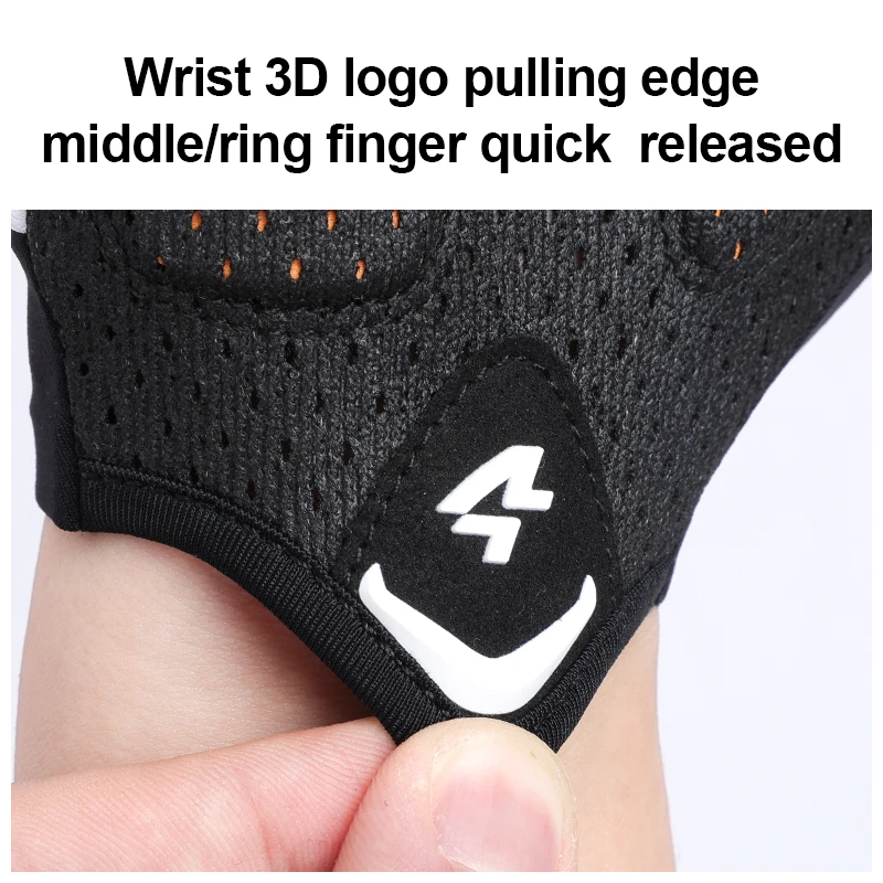 LAMEDA Cycling Gloves Man Biking Bicycle Gloves Half Finger MTB Gloves for Men Anti-Slip Shock-Absorbing Padded Bike Accessories 5