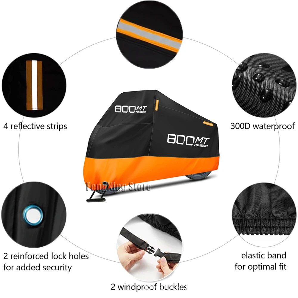 Waterproof Outdoor Motorcycle Cover - Dustproof UV Protection