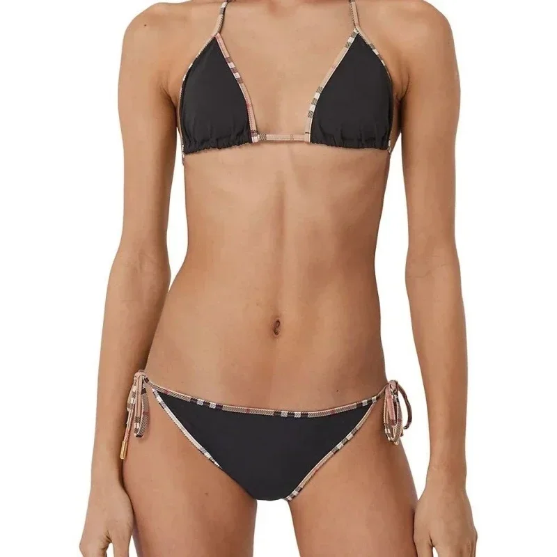 2024 Summer Luxury Brand Design Women Bikini Set Swimsuit for Women 2 Piece Set Beachwear Bathing Suit Swimwear Biquini Clothing