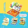 Spongebob Building Blocks Patrick Star Krusty Krab Squidward Tentacles Room Model Bricks Set Desktop Ornaments Kids Toys Gifts 3