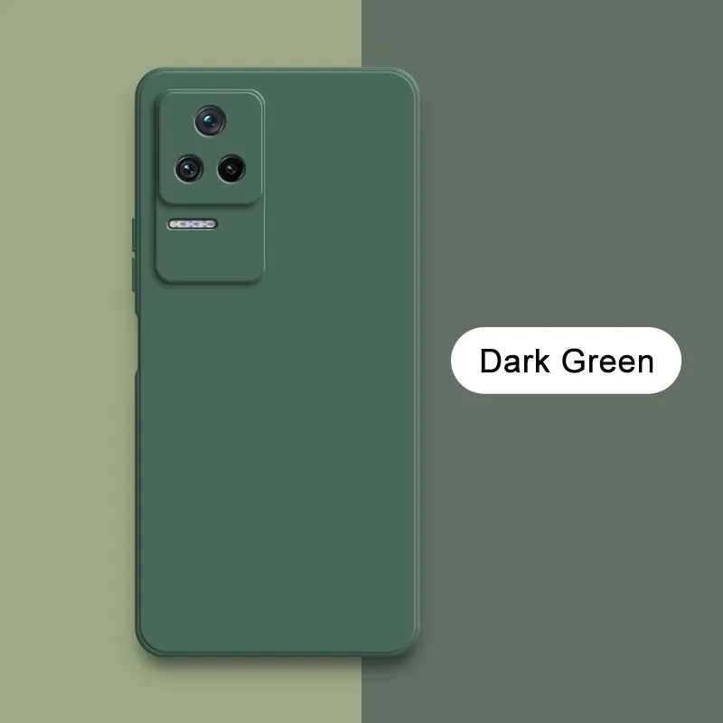 Original Square Liquid Silicone Soft Camera Protective Cute Phone Case