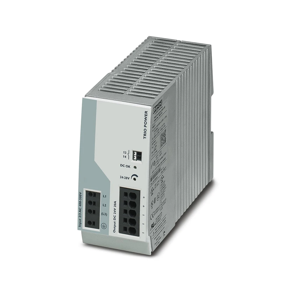 2903155 TRIO-PS-2G/3AC/24DC/20 TRIO POWER For Phoenix Switching Power Supply Output 24VDC/20A 5 2903155 TRIO-PS-2G/3AC/24DC/20 TRIO POWER For Phoenix Switching Power Supply Output 24VDC/20A - Image 3