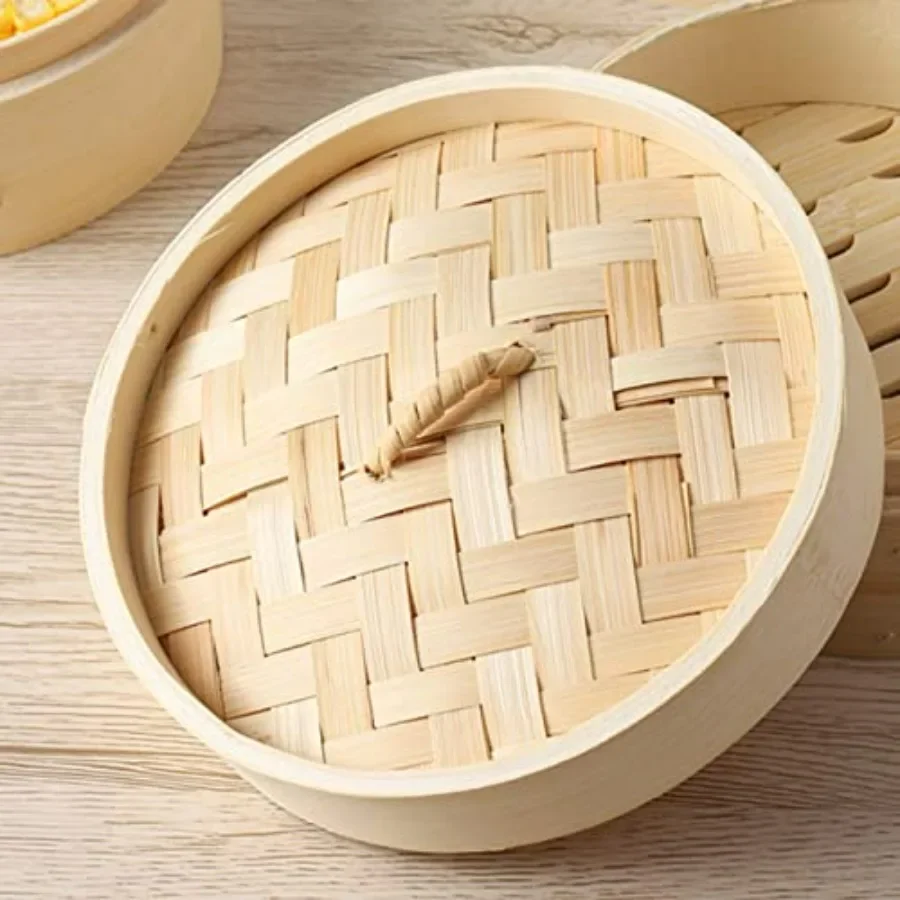 Bamboo Soap Bar Holder Set with Lid