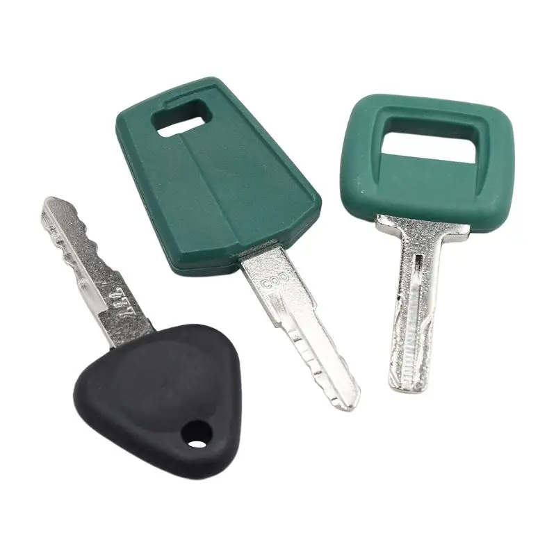 3PC Ignition Key Set 11039228 777 Compatible with Volvo Truck A20C A20C BM A25C A25C A25D A25E A30 A30C A30C A30D A30E A35 A35C