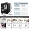 SUNKKO 2.8kw 737G Spot Welding Machine 110v/220v Pulse Lithium Battery Touch spot Welder Machine Can Welding 0.15mm Nickel Sheet 4