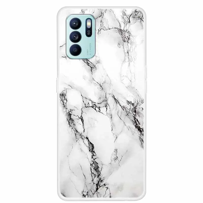 Elegant Clear Marble Soft TPU Silicone Cover