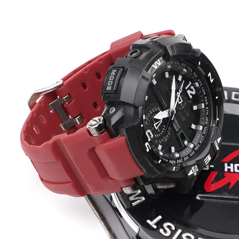 G-SHOCK G-STEEL GST-S300 赤バンドがカッコイイ G-SHOCK G-STEEL GST-S300 赤バンドがカッコイイ