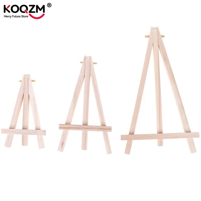 1pc Mini Wood Artist Tripod Painting Easel For Photo Painting Postcard  Display Holder Frame Cute Desk Decor Drawing Toy 3size - Easels - AliExpress