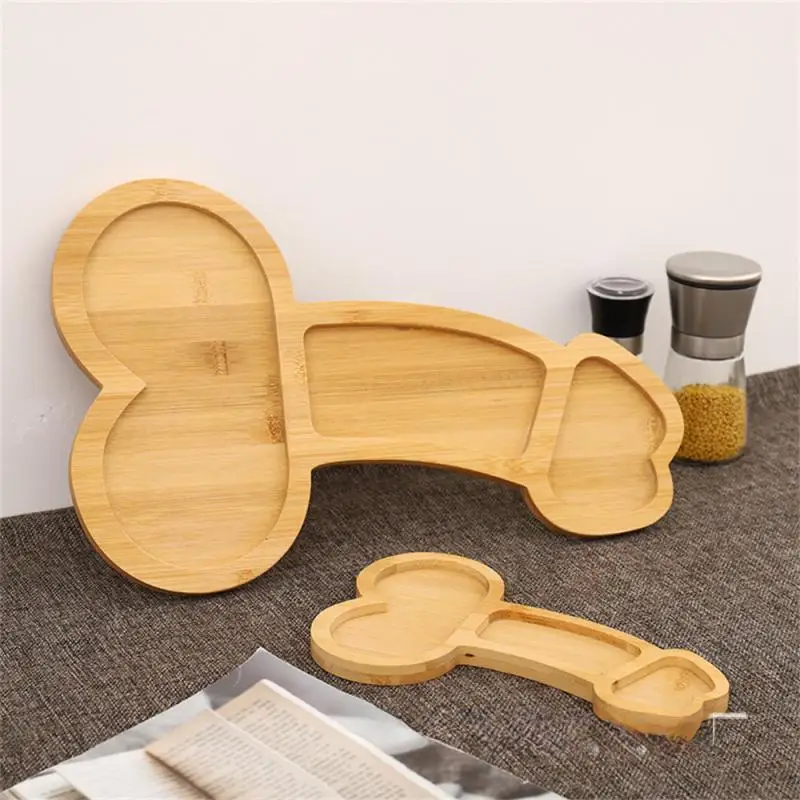 Creative Style Tray Conscience Selection Bamboo Tableware Chopping Board Serving Plate Wooden Material Charcuterie Board