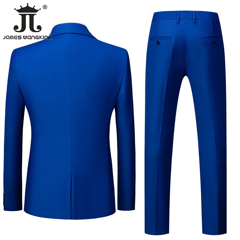 Mens Blazer Jacket Vest Pants Single-breasted Slim Mens Suit Business Casual Work Professional Wear Wedding Groomsmen Suit 3pcs and 2pcs Set mens blazer