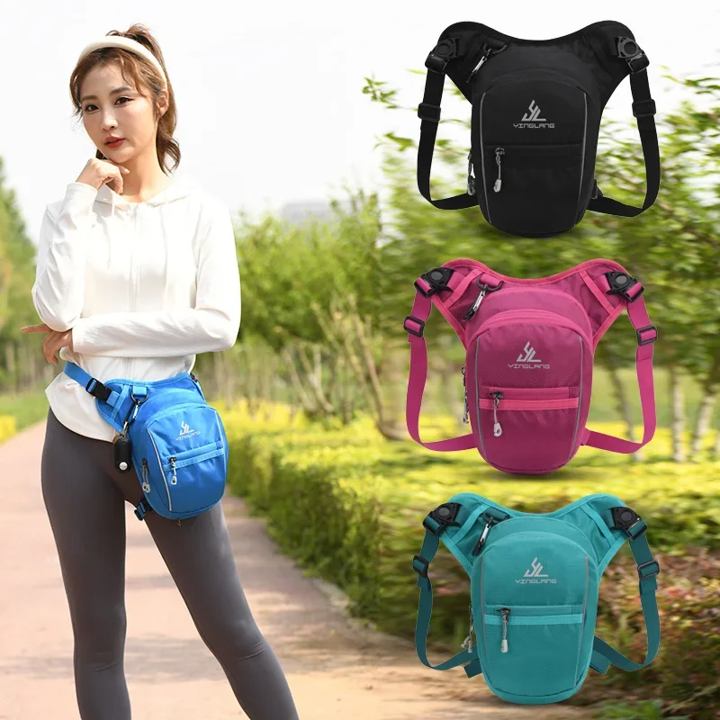 New Large Capacity Outdoor Sports Fanny Pack Motorcycle Riding Leg Bag Waterproof Multi-function Portable Soft Fabric Waist Bag