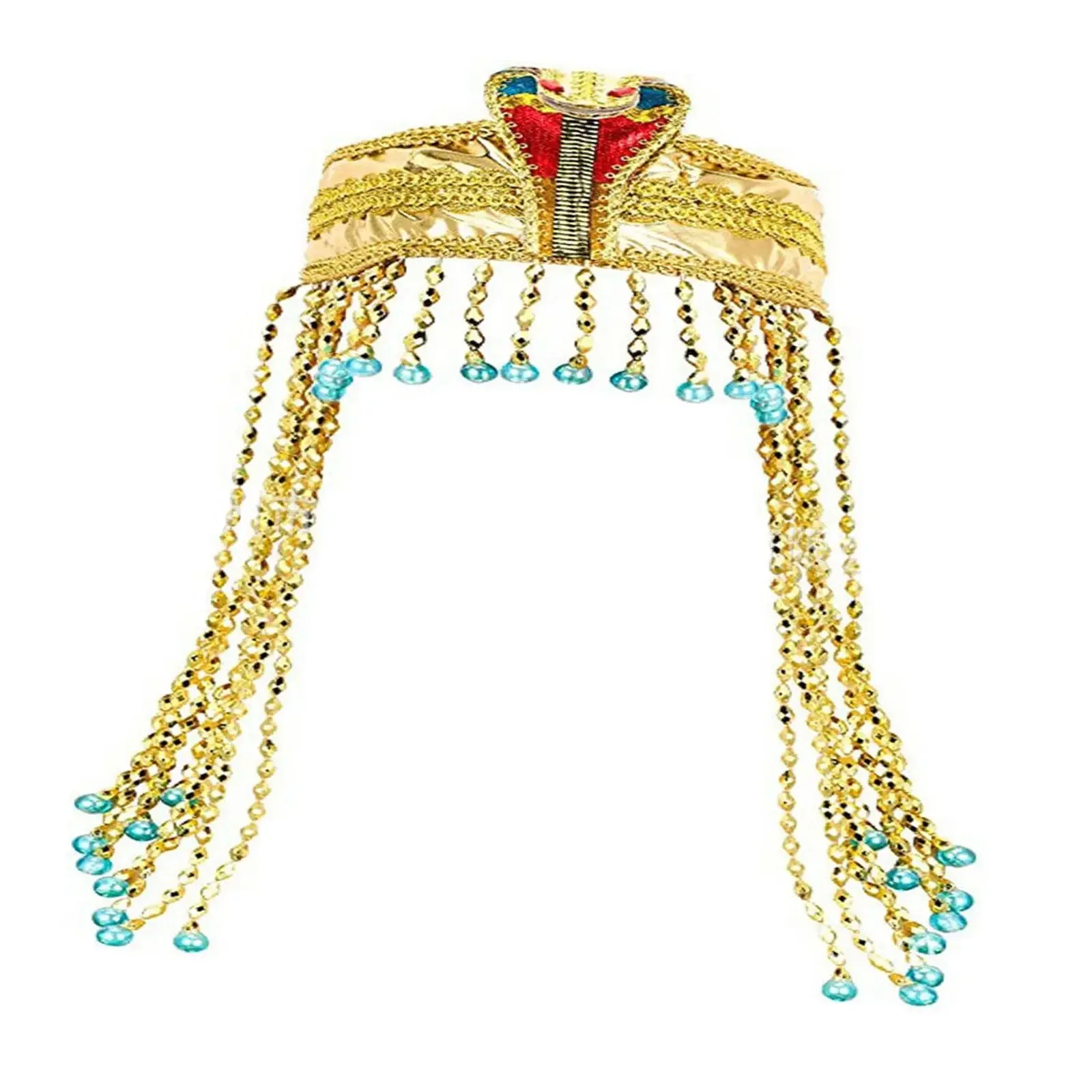 Antique Egypt Queen Headdress Snake Headband Crown Fashion for Stage Performance Antique Egypt Queen Headdress Snake Headband Crown Fashion for Stage Performance