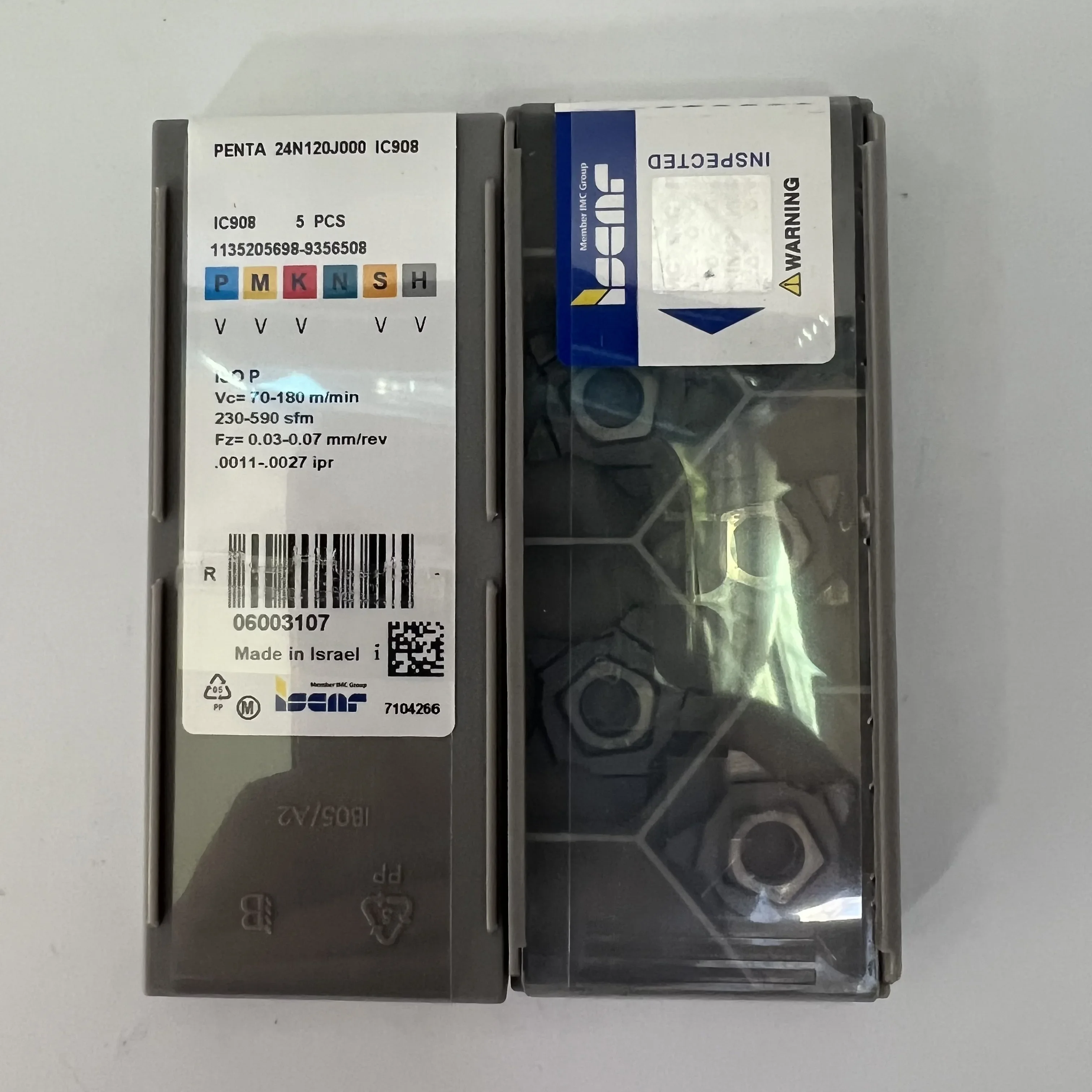 

ISCAR PENTA 24N120J000 IC908 CNC Blade