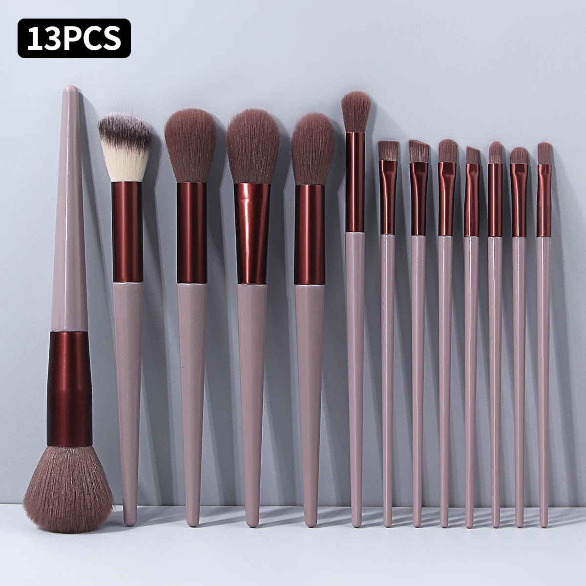 Complete 13-Piece Professional Makeup Brush Set
