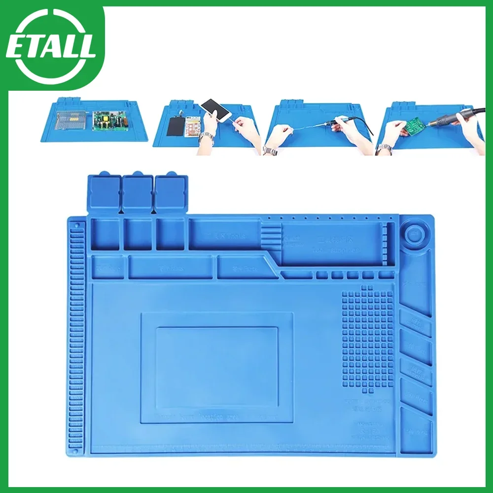 

Silicone mat Soldering Pad Platform Working-Mat Soldering-Station-Repair Heat-Resistant BGA ESD Insulator-Pad Maintenance