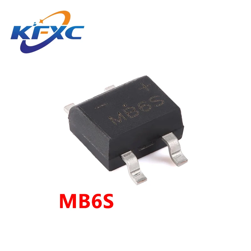 Diode Bridge Rectifier Electrical Rectifier Diodes 50pcs MB6S MB10S MB6F MB10F SOP-4