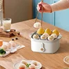 220V Electric Steamer Kitchen Egg Cooker Multi-functional Breakfast Machine Auto Power-off Suitable For Steamed Vegetables/Pasta 1