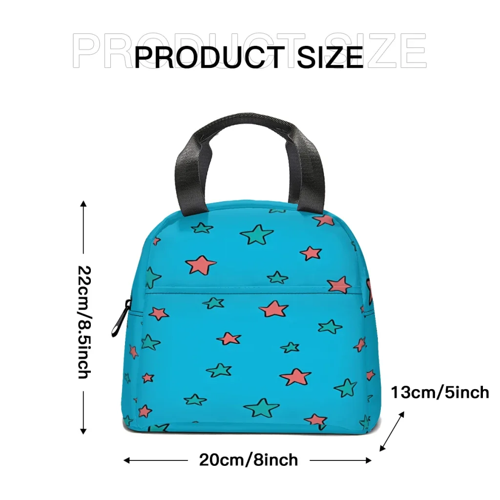 Heartstopper nick nelson stars Portable Lunch Bag Food Thermal Box Durable Cooler Lunchbox with Shoulder Strap Picnic Bag Office