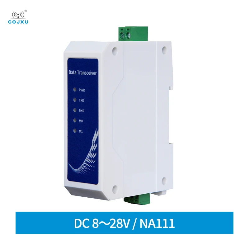 RS485 to RJ45 Ethernet Serial Sever Rail Style Industrial Standard DC8~28V Long Distance 200m DataTransmission Transceiver NA111