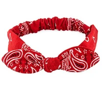 Bandeau Élastique à Nœud Croisé Imprimé Doux et Solide, Vintage pour Femme, Turban, Bandana de Style Boho, Accessoires de Cheveux pour Fille, Nouvelle Collection 6
