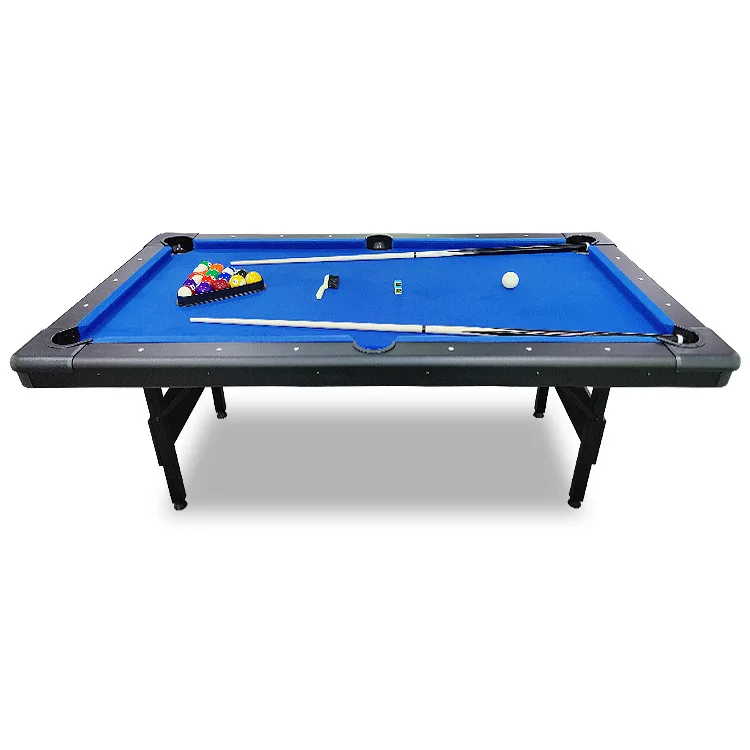 High Quality 3 in 1 Multi Function Foldable 6ft Folding Pool Billiard Table With Metal Leg