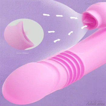 Vibrator Female Masturbation Sex Toy Dildo Stretching Tongue Licking Sucking G-Spot Clitoris Blowjob Women Adult Products for 18 3