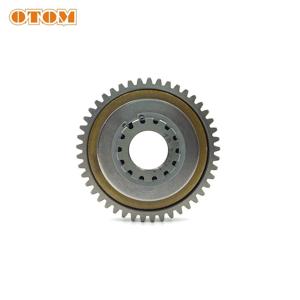 OTOM 45T Double Gear Start Bridge Gear Large Friction Scooter Motor Universal For Zongshen NC 250 Parts ZS177MM RX3 KAYO BSE steering motor gear coupling