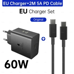 Samsung Original 60W PD Fast Charger Adapter - EU with 2M Cable