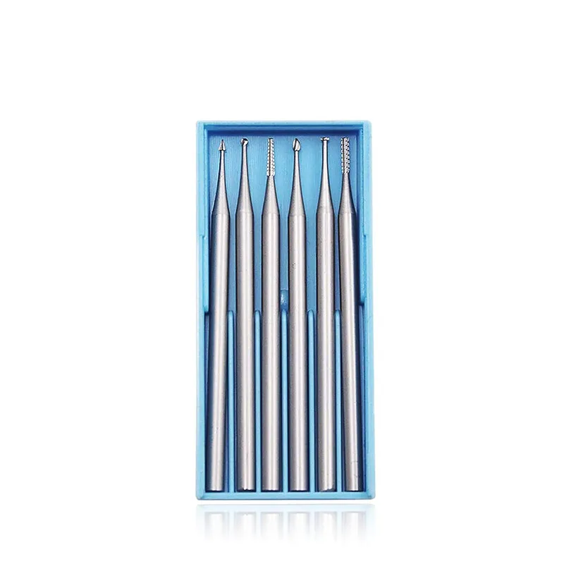 6pcs/set 2.35 Handle Tungsten Steel Engraving Cutter Electric Hollow New 204 Threading Machine Olive Core Carving Cut 1.0-2.3mm - Image 3