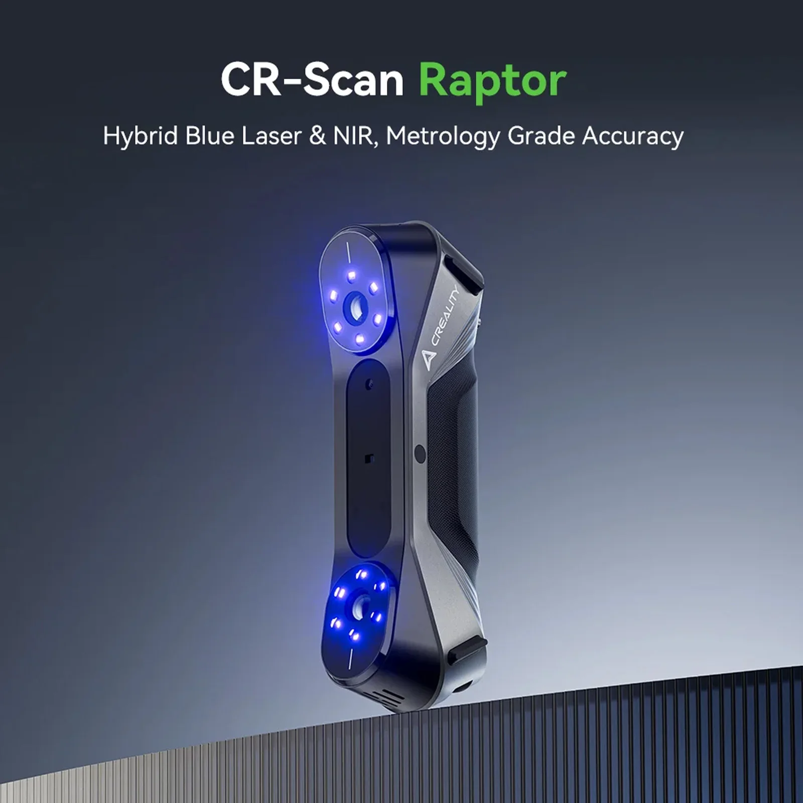 Escáner 3D Creality CR-Scan Raptor, Precisión de 0.02 mm, Velocidad de Escaneo de 60 fps, Escáner Portátil, EE. UU.